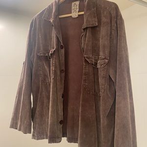 Purple/ Mauve M/L button down cardigan/ shirt